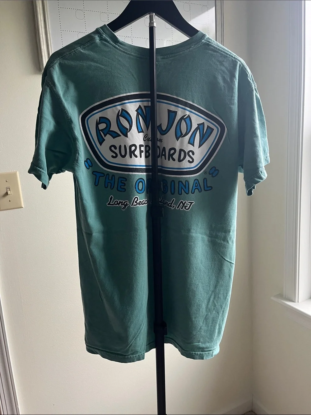 Ron Jon Teal Short Sleeve Surf Logo Tee - Picture 3 of 4